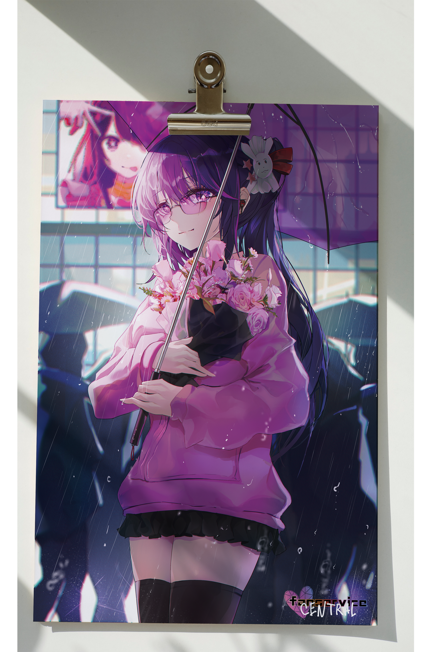 Ai Hoshino Raining | Print | Blence